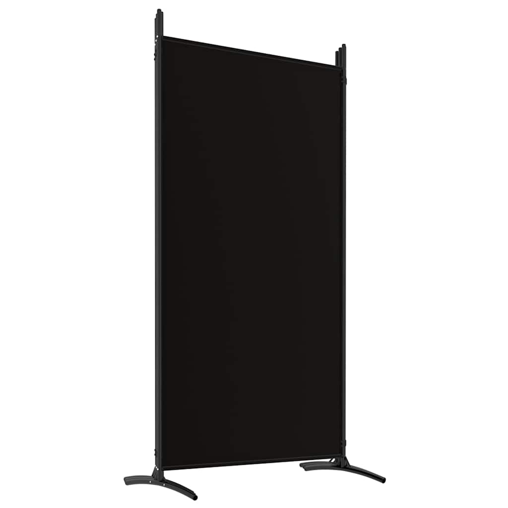 vidaXL Διαχωριστικό Δωματίου με 6 Πάνελ Μαύρο 520x180 εκ. από Ύφασμα