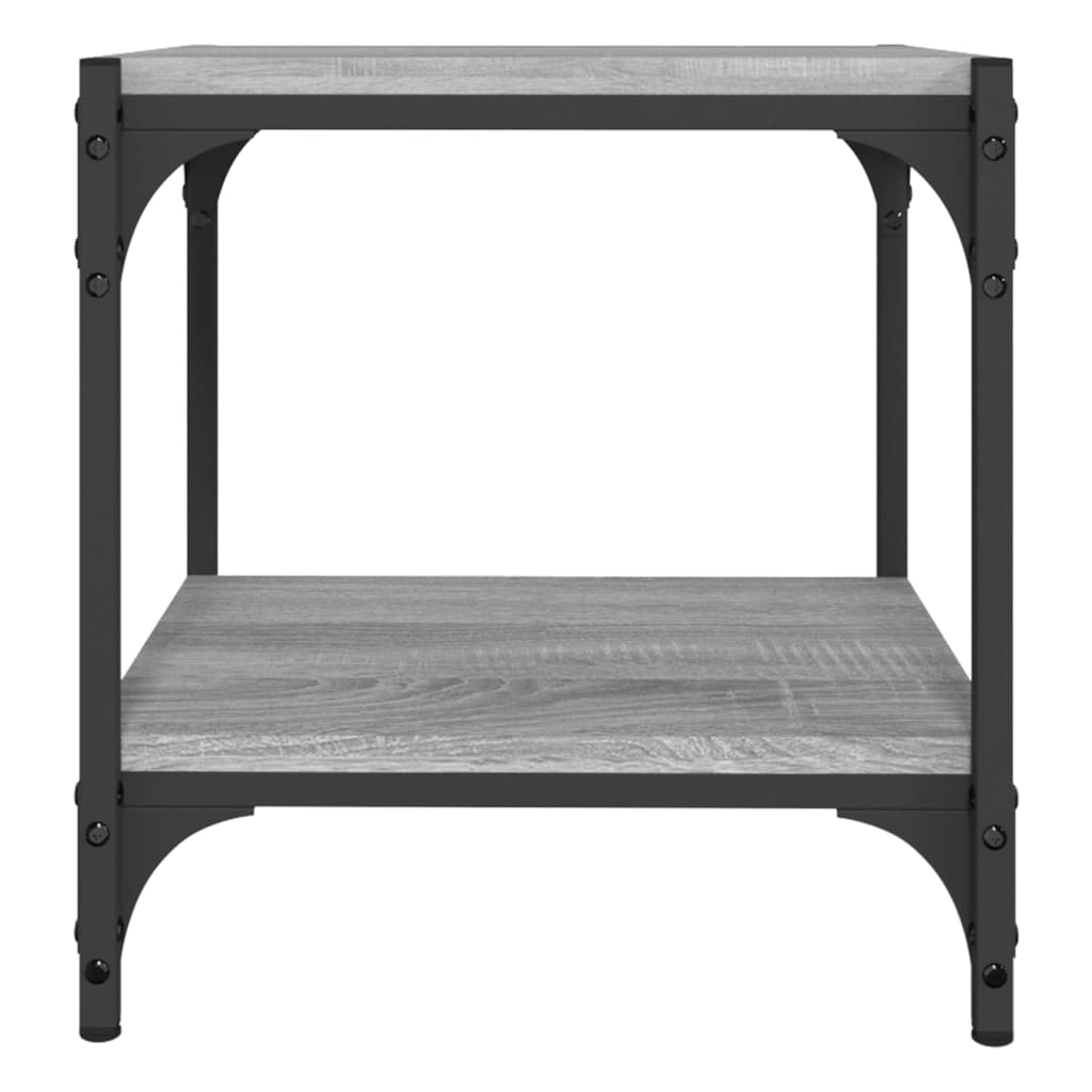 vidaXL Έπιπλο Τηλεόρασης Γκρι Sonoma 40x33x41 εκ. Επεξ. Ξύλο & Ατσάλι