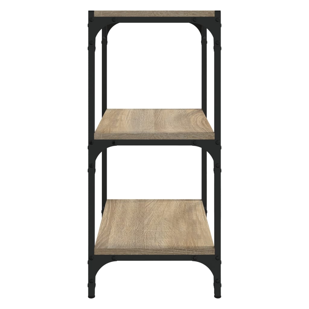 vidaXL Βιβλιοθήκη Sonoma Δρυς 40x33x70,5 εκ. Επεξεργ. Ξύλο & Ατσάλι