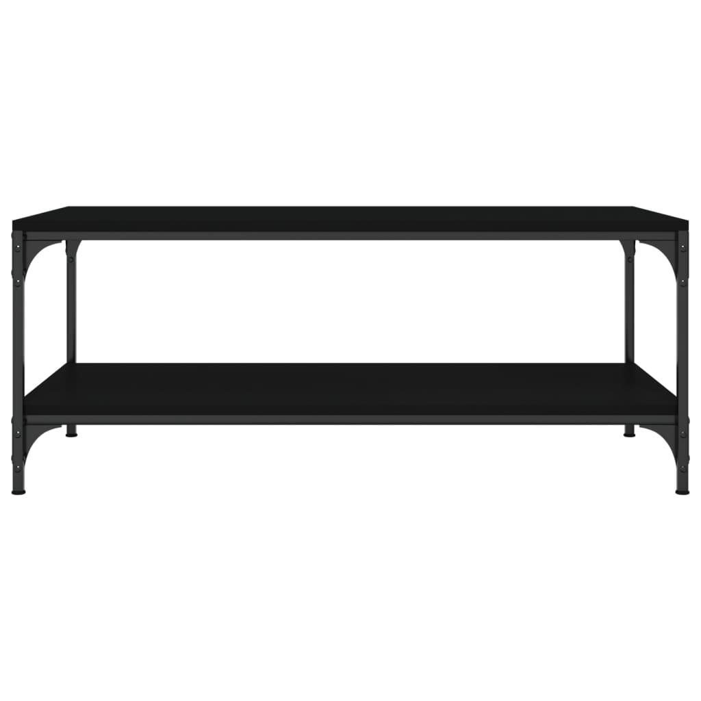 vidaXL Τραπεζάκι Σαλονιού Μαύρο 100 x 50 x 40 εκ. Επεξεργασμένο Ξύλο