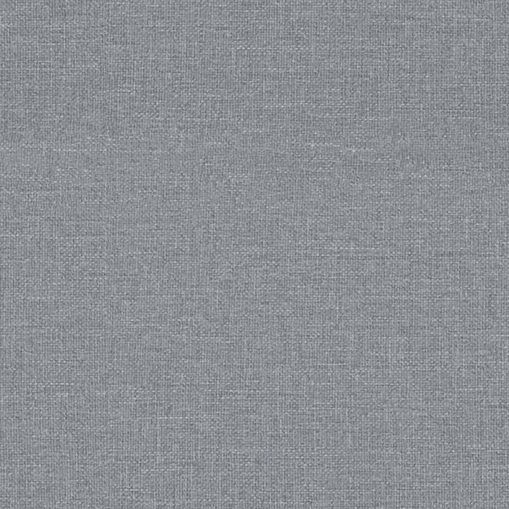 vidaXL Καρέκλα Γραφείου Ανακλινόμενη Ανοιχτό Γκρι Υφασμάτινη