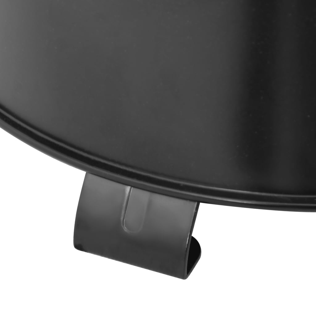 vidaXL Ξυλόσομπα Για Κάμπινγκ Μαύρη 36 x 26 x 22,5 εκ. Μεταλλική