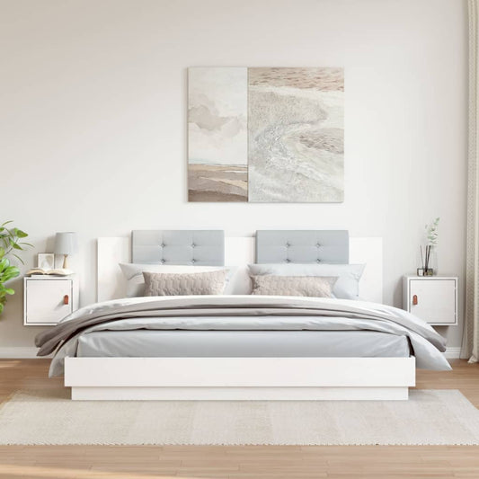 vidaXL Ντουλάπια Τοίχου 2 τεμ. Λευκά 80x30x30 εκ. Μασίφ Ξύλο Πεύκου