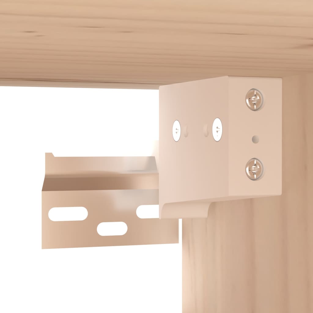 vidaXL Ντουλάπι Τοίχου 60x30x30 εκ. από Μασίφ Ξύλο Πεύκου