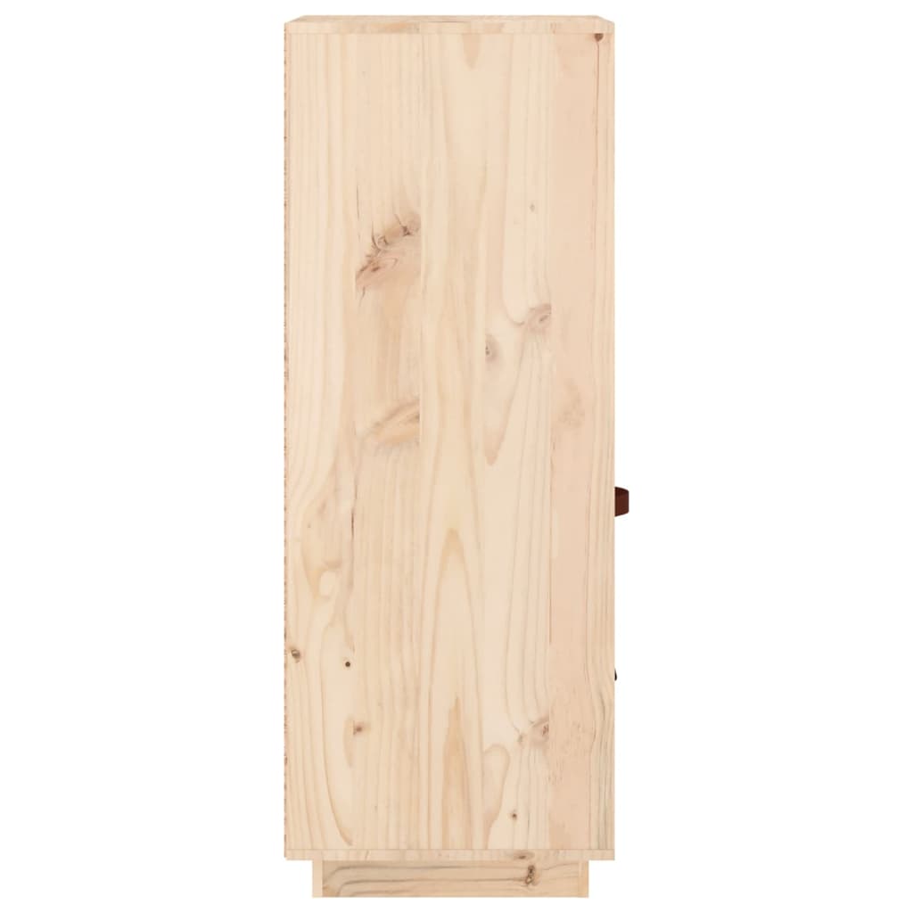 vidaXL Ντουλάπι Ψηλό 34 x 40 x 108,5 εκ. από Μασίφ Ξύλο Πεύκου