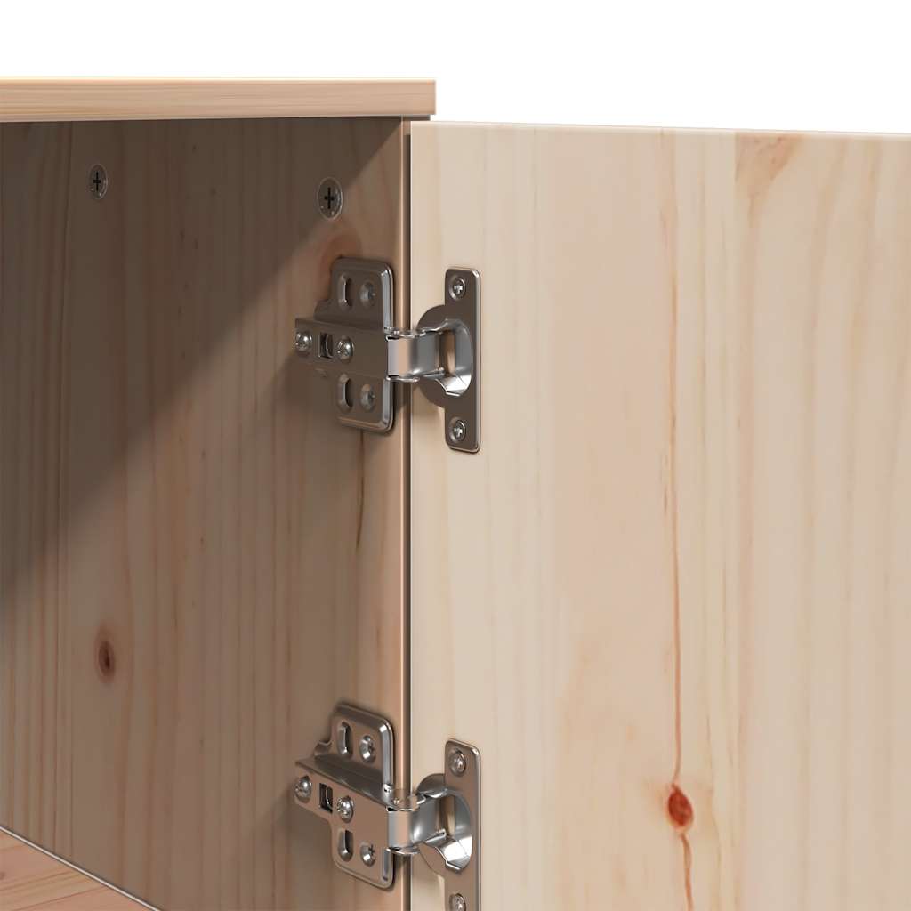 vidaXL Ντουλάπι 67 x 40 x 108,5 εκ. από Μασίφ Ξύλο Πεύκου