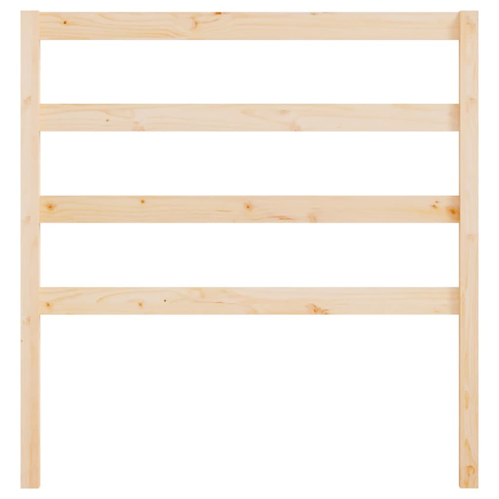 vidaXL Κεφαλάρι Κρεβατιού 95 x 4 x 100 εκ. από Μασίφ Ξύλο Πεύκου