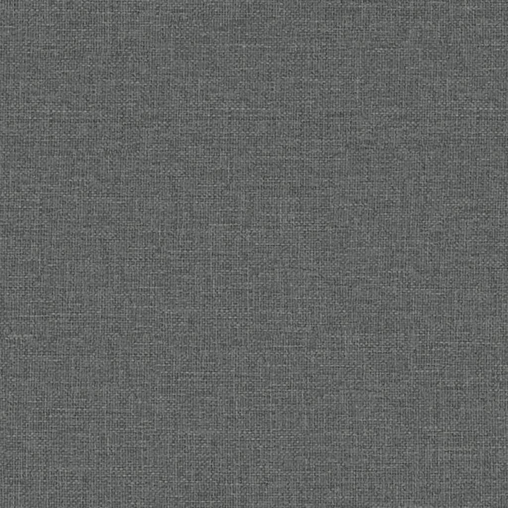 vidaXL Καρέκλα Τραπεζαρίας Σκούρο Γκρι Υφασμάτινη