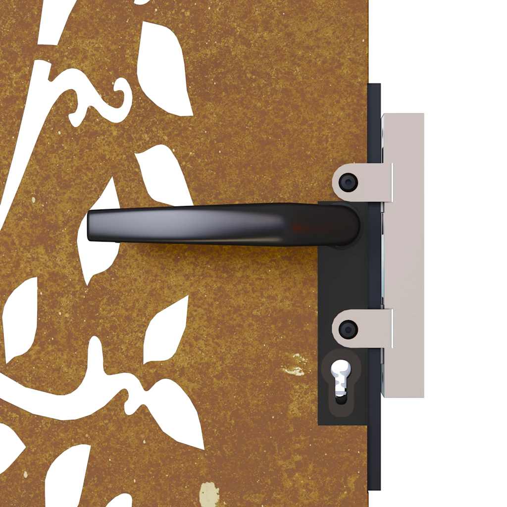 vidaXL Πύλη Κήπου με Σχέδιο Δέντρου 85 x 125 εκ. από Ατσάλι Corten