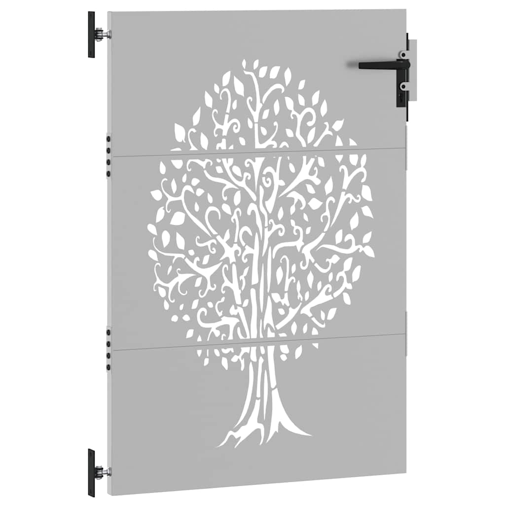 vidaXL Πύλη Κήπου με Σχέδιο Δέντρο 85 x 150 εκ. από Ατσάλι Corten