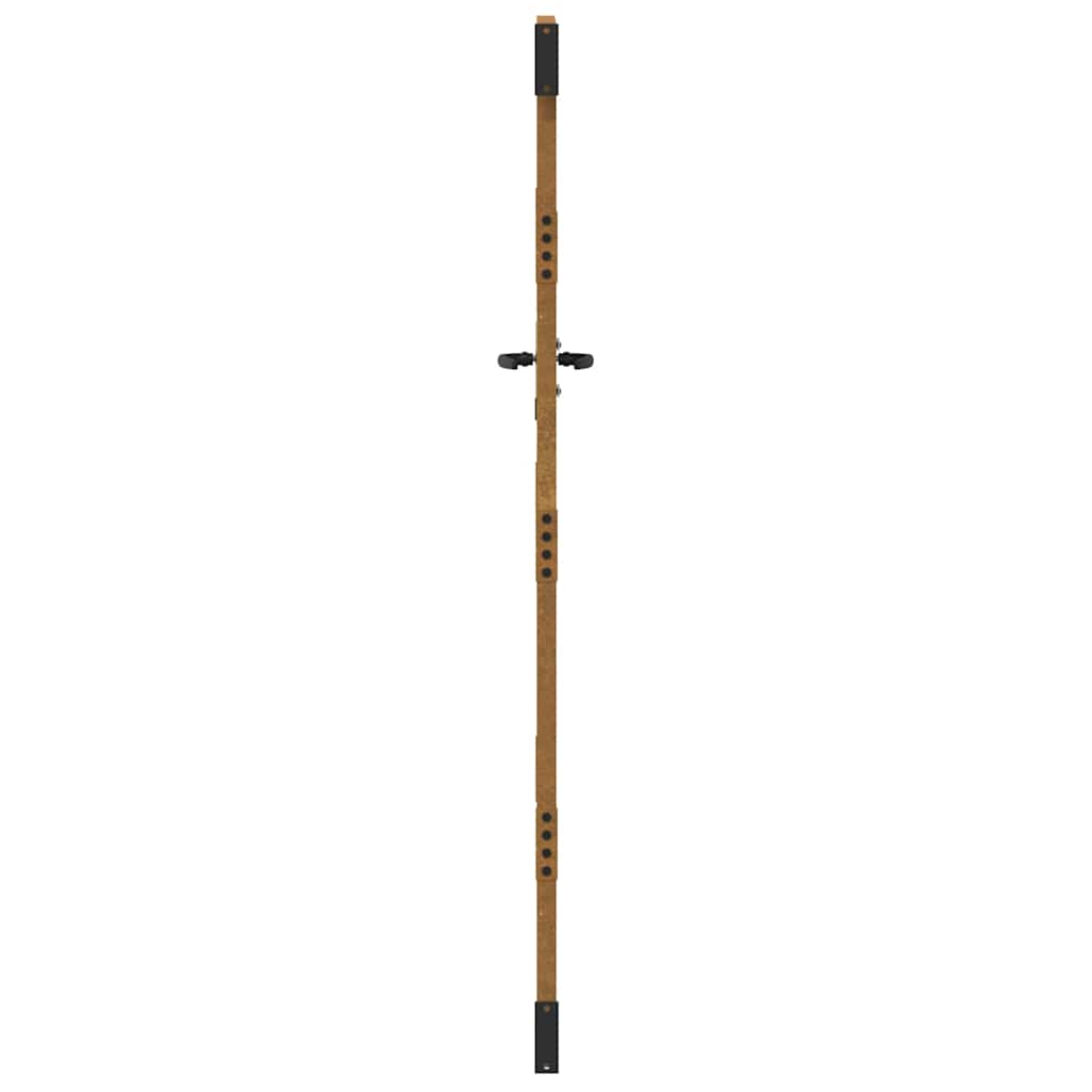 vidaXL Πύλη Κήπου με Σχέδιο Γρασίδι 85 x 200 εκ. από Ατσάλι Corten