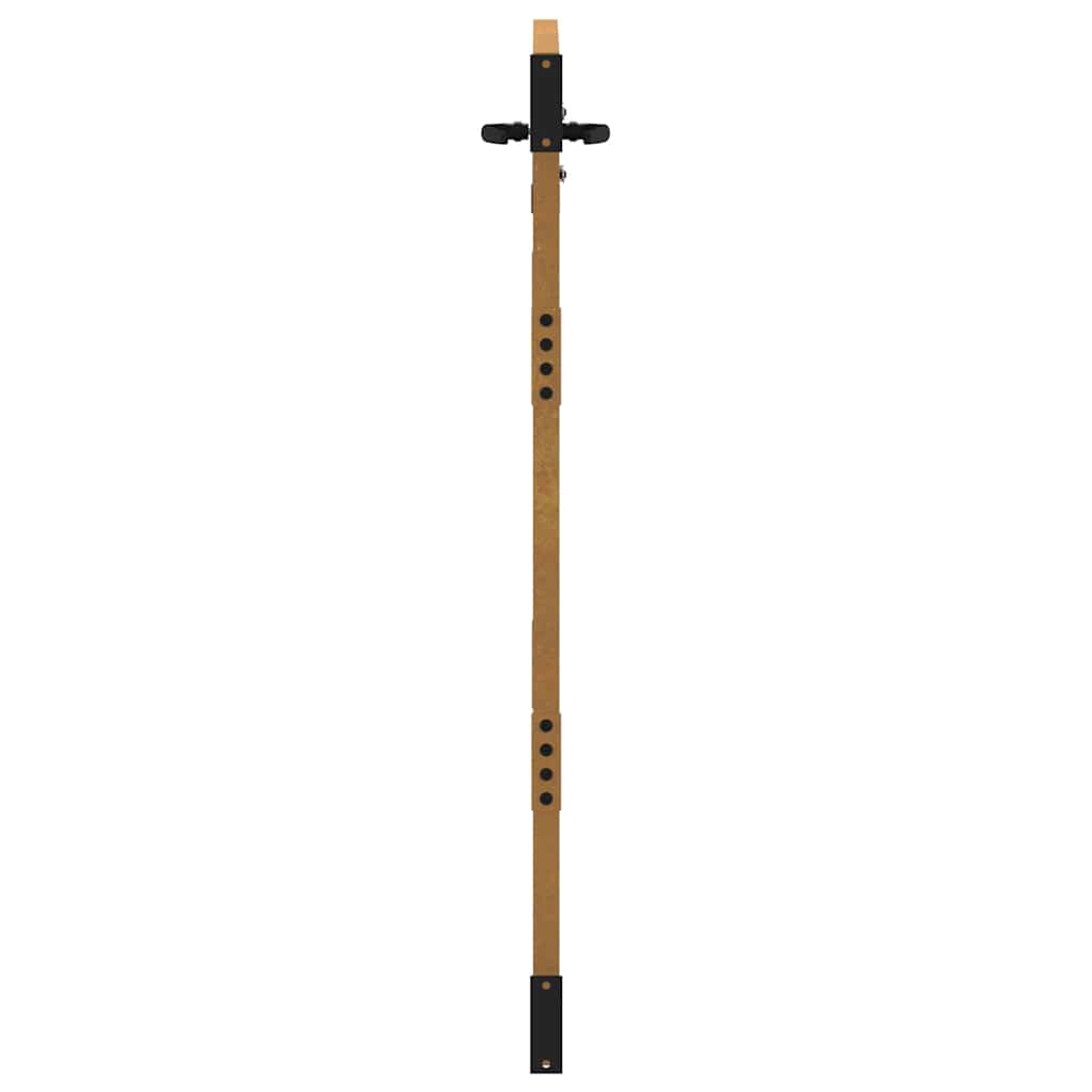 vidaXL Πύλη Κήπου με Σχέδιο Μπαμπού 85 x 125 εκ. από Ατσάλι Corten