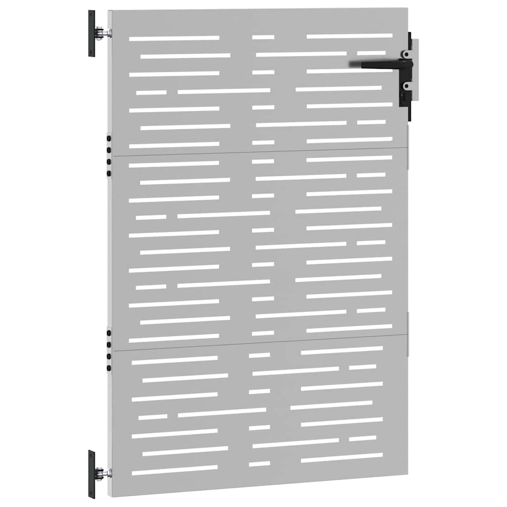 vidaXL Πύλη Κήπου με Τετράγωνο Σχέδιο 85 x 150 εκ. από Ατσάλι Corten