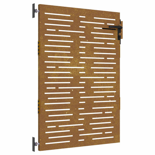 vidaXL Πόρτα Κήπου Τετράγωνη 85x150 εκ. από Ατσάλι Corten