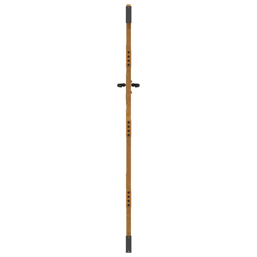 vidaXL Πύλη Κήπου με Τετράγωνο Σχέδιο 85 x 175 εκ. από Ατσάλι Corten