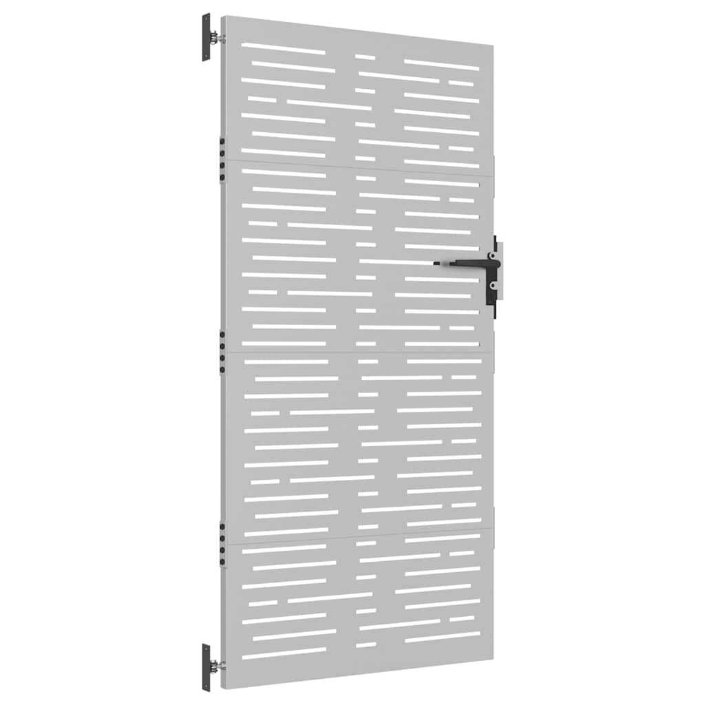 vidaXL Πόρτα Κήπου Τετράγωνη 85 x 200 εκ. από Ατσάλι Corten