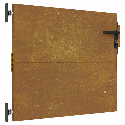 vidaXL Πόρτα Κήπου από Ατσάλι Corten 85x75 εκ.