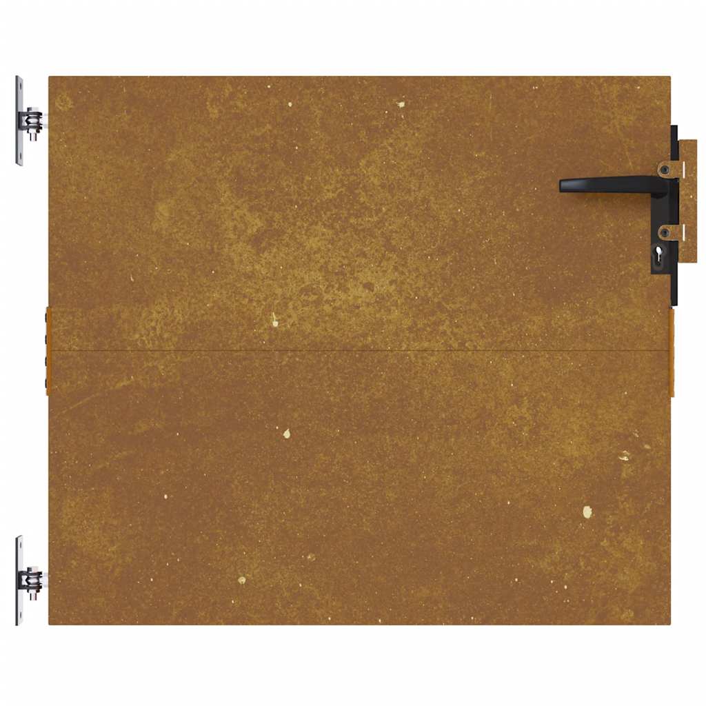 vidaXL Πόρτα Κήπου από Ατσάλι Corten 85x75 εκ.