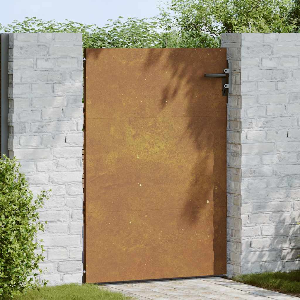 vidaXL Πύλη Κήπου 85 x 125 εκ. από Ατσάλι Corten