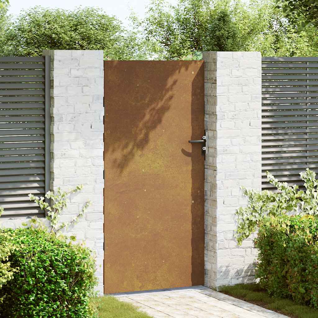vidaXL Πύλη Κήπου 85 x 175 εκ. από Ατσάλι Corten