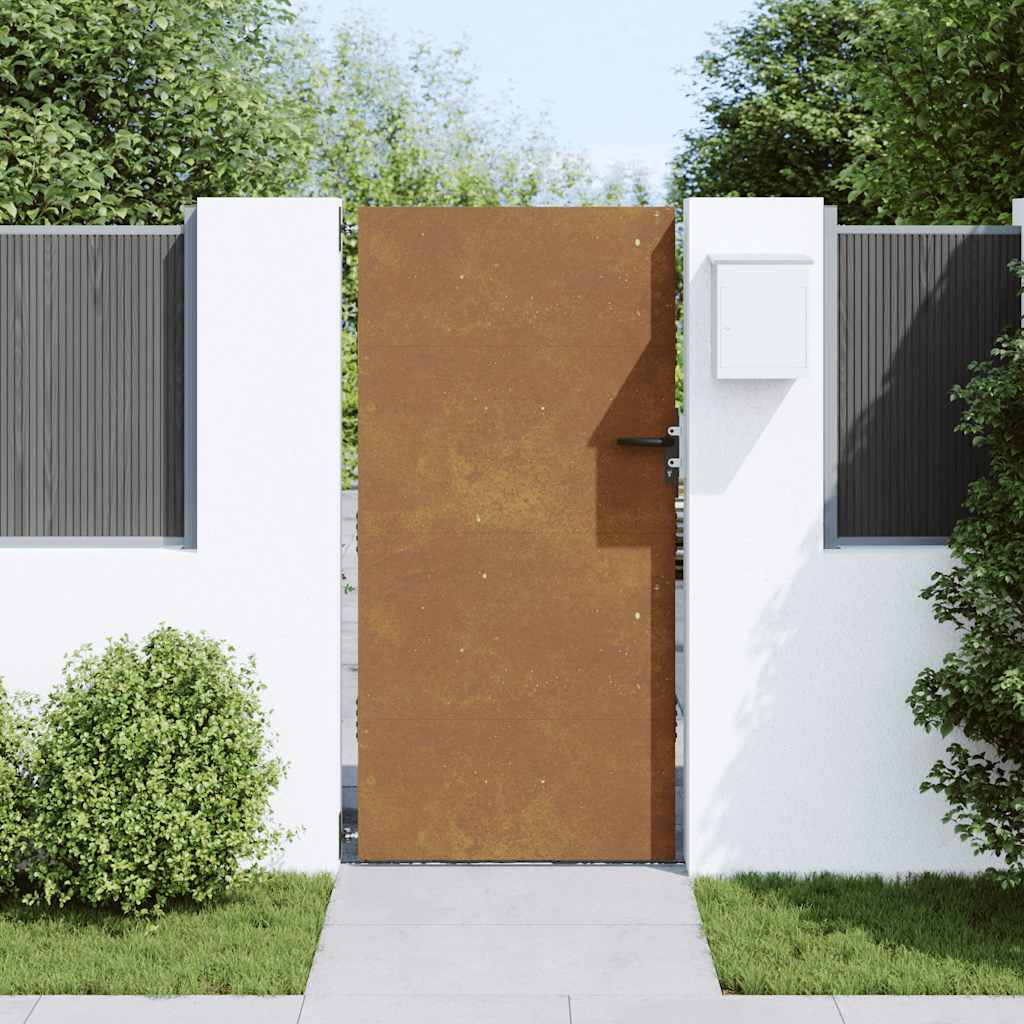 vidaXL Πύλη Κήπου 85 x 175 εκ. από Ατσάλι Corten