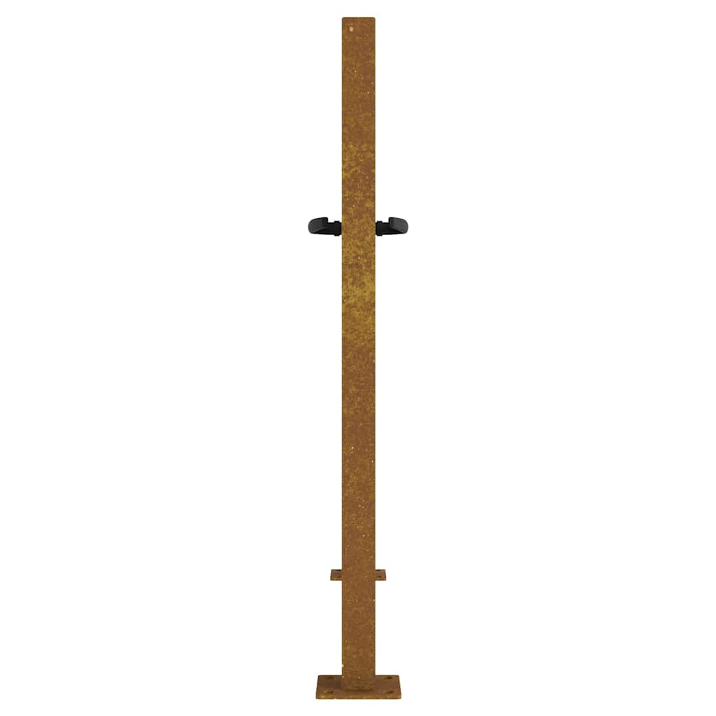 vidaXL Πόρτα Κήπου από Ατσάλι Corten 100x75 εκ.