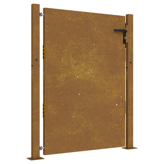 vidaXL Πόρτα Κήπου 100x125 εκ. από Ατσάλι Corten