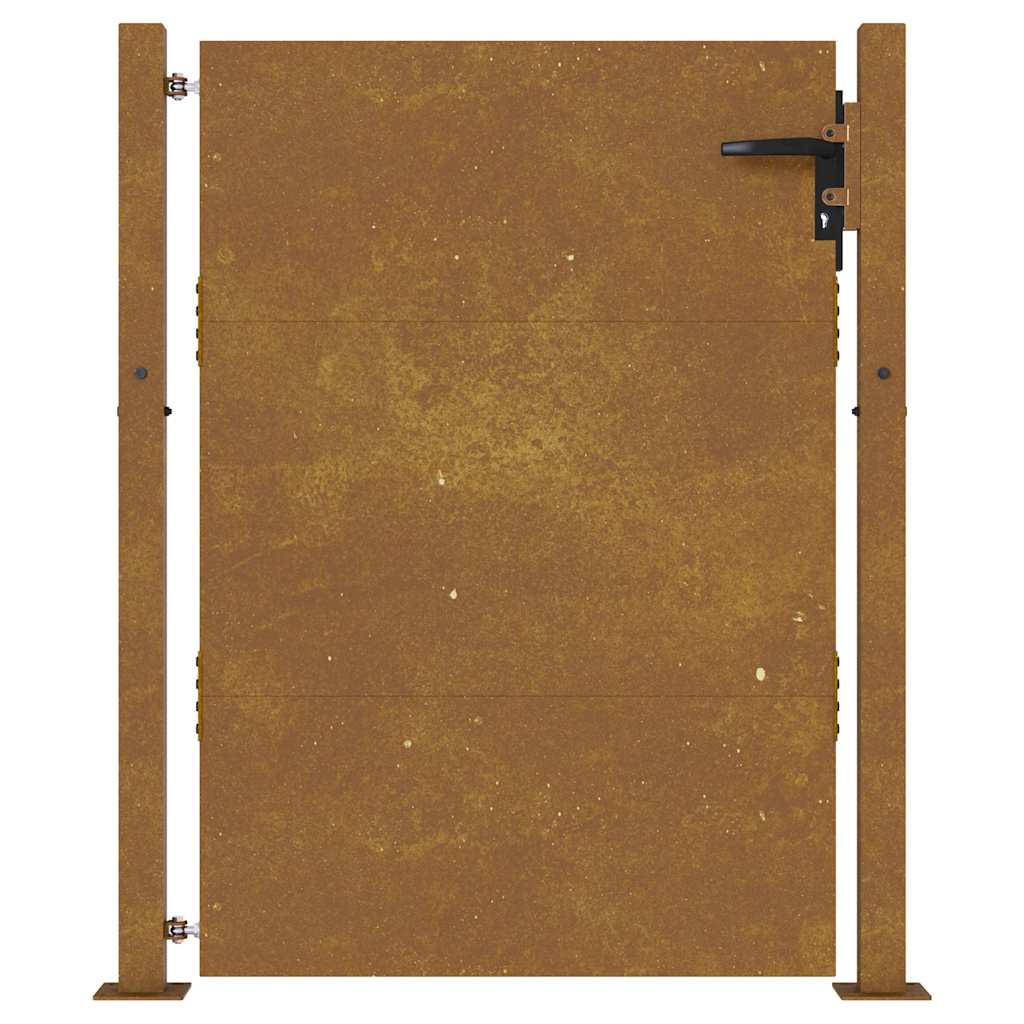 vidaXL Πόρτα Κήπου 100x150 εκ. από Ατσάλι Corten