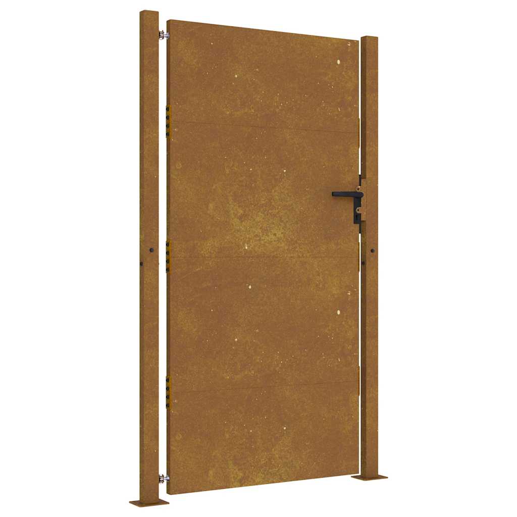 vidaXL Πόρτα Κήπου 100x175 εκ. από Ατσάλι Corten