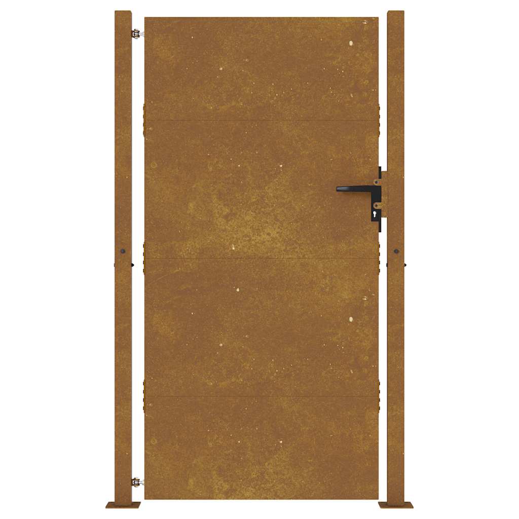 vidaXL Πόρτα Κήπου 100x175 εκ. από Ατσάλι Corten