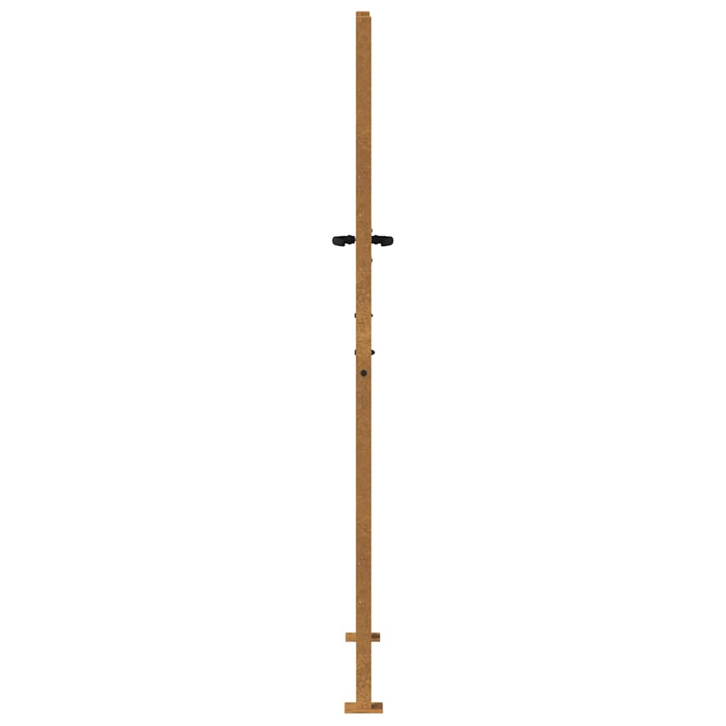 vidaXL Πόρτα Κήπου 100x175 εκ. από Ατσάλι Corten