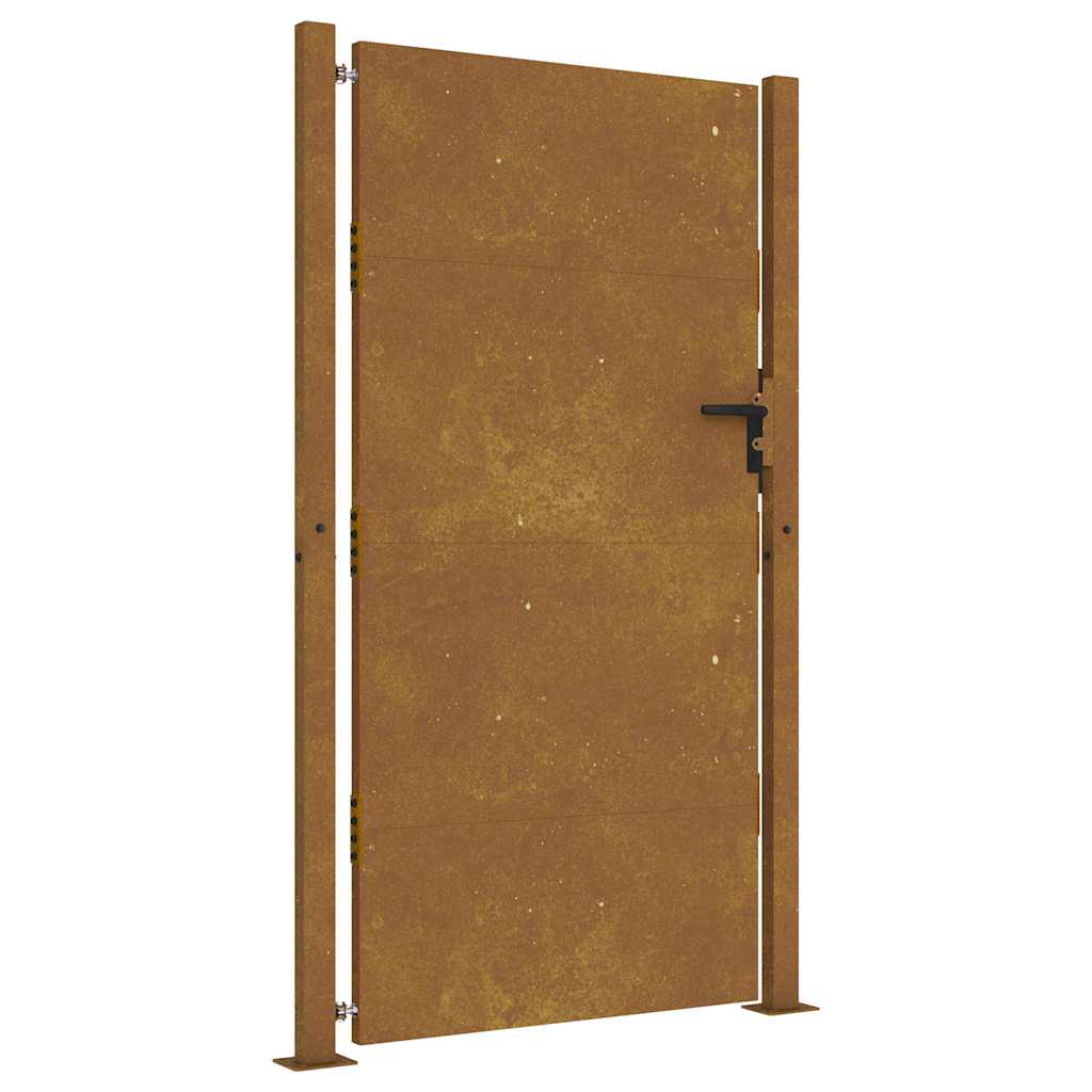 vidaXL Πόρτα Κήπου 100x200 εκ. από Ατσάλι Corten