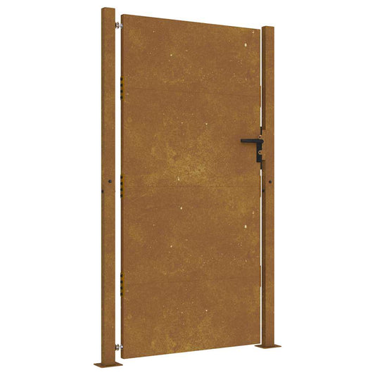 vidaXL Πόρτα Κήπου 100x200 εκ. από Ατσάλι Corten