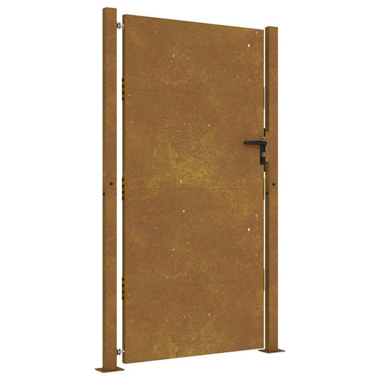 vidaXL Πόρτα Κήπου 100x200 εκ. από Ατσάλι Corten
