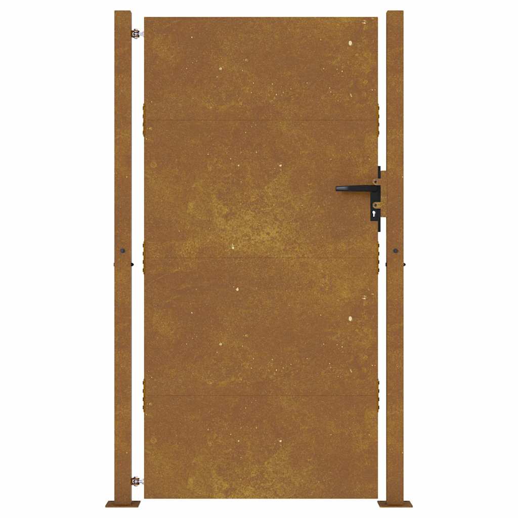 vidaXL Πόρτα Κήπου 100x200 εκ. από Ατσάλι Corten