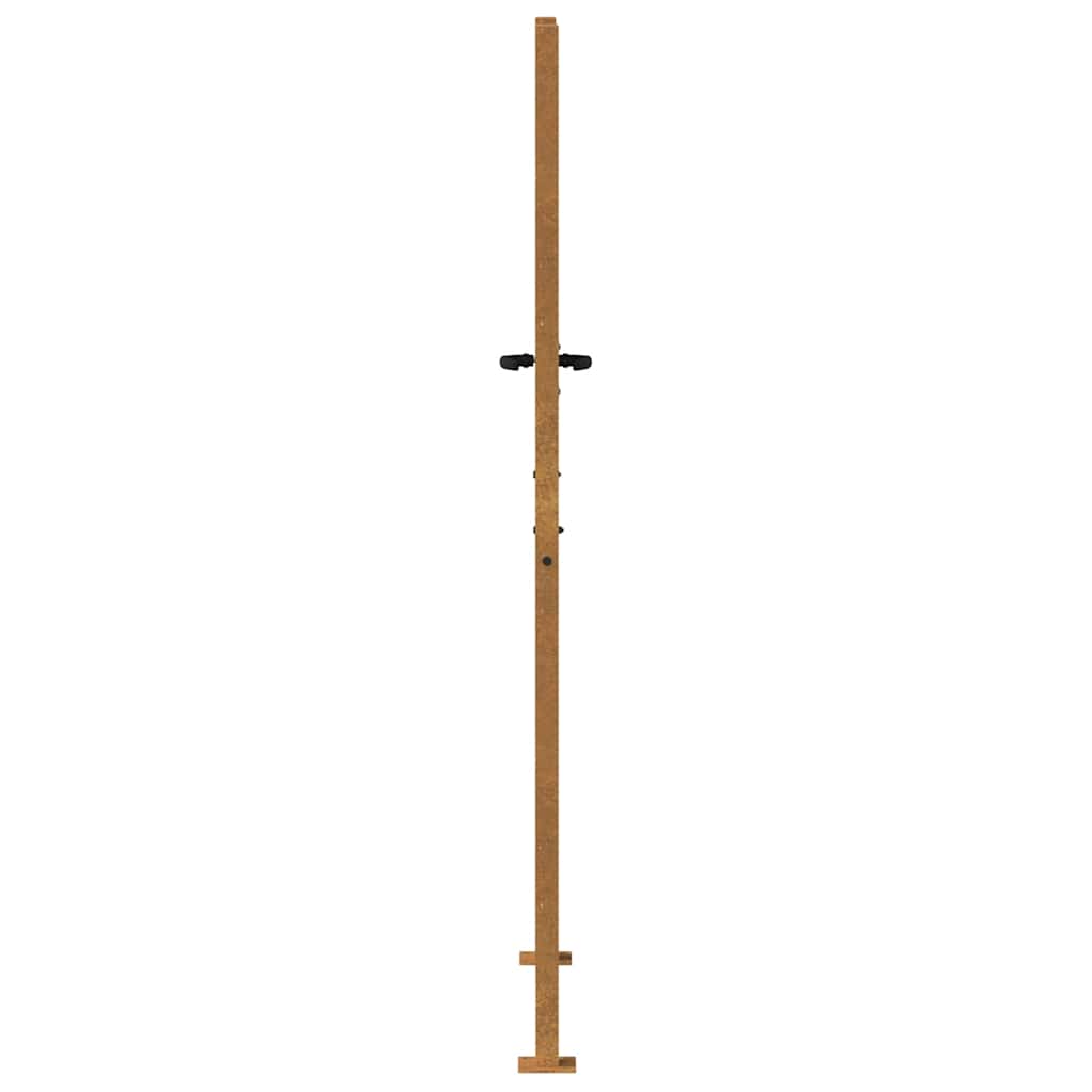 vidaXL Πόρτα Κήπου 100x200 εκ. από Ατσάλι Corten