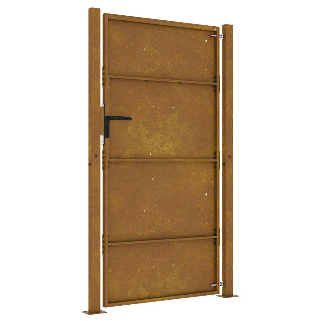 vidaXL Πόρτα Κήπου 100x200 εκ. από Ατσάλι Corten