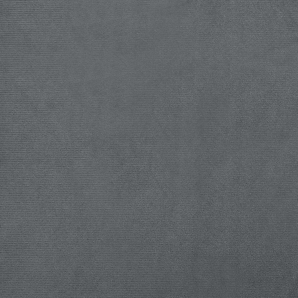 vidaXL Κρεβάτι Σκύλου Σκούρο Γκρι 80 x 45 x 30 εκ. Βελούδινο