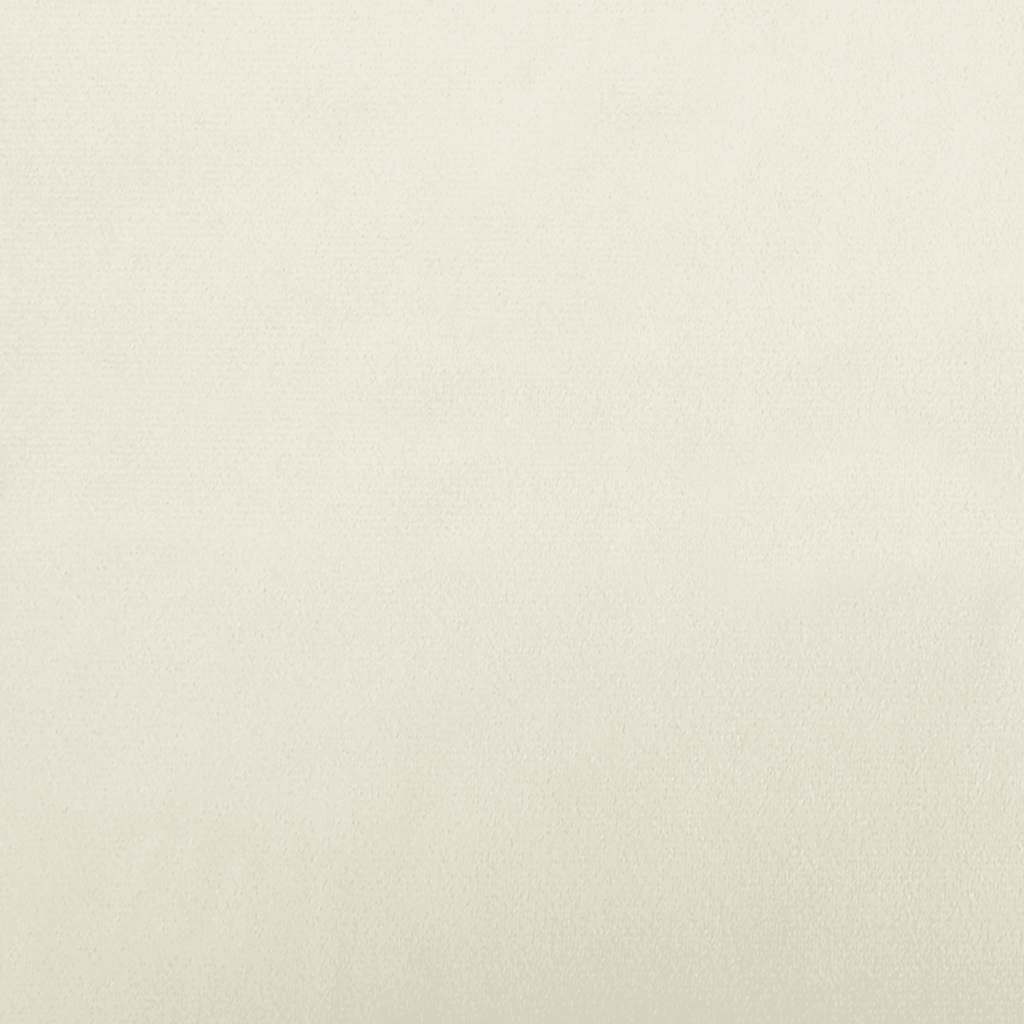 vidaXL Κρεβάτι Σκύλου Κρεμ 80 x 45 x 30 εκ. Βελούδινο