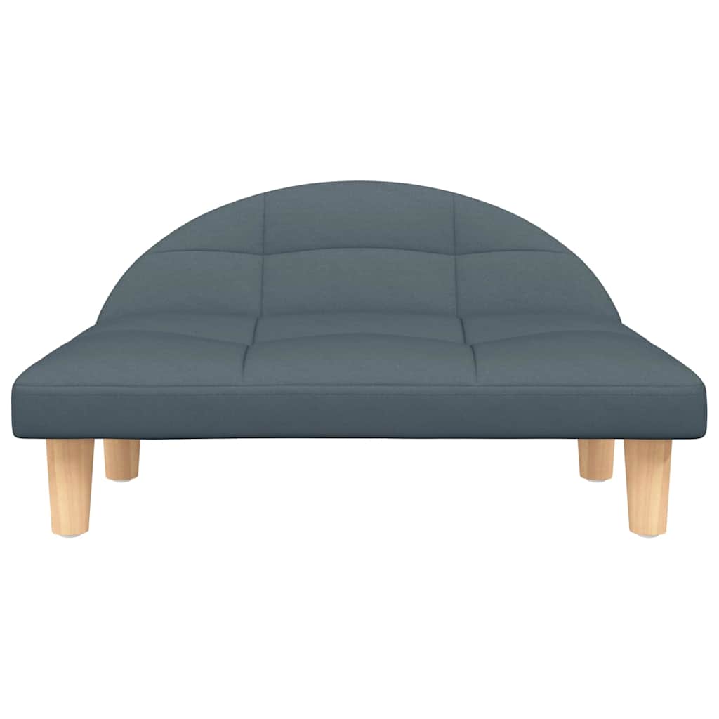 vidaXL Κρεβάτι Σκύλου Σκούρο γκρι 70x52x30 εκ. Υφασμάτινο