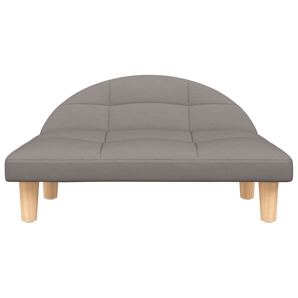 vidaXL Κρεβάτι Σκύλου Taupe 70 x 52 x 30 εκ. Υφασμάτινο