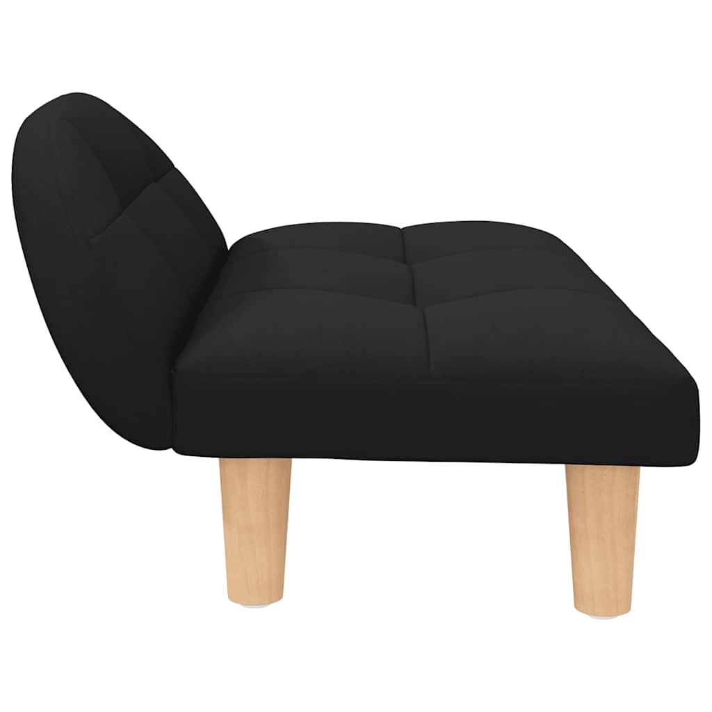 vidaXL Κρεβάτι Σκύλου Μαύρο 70 x 52 x 30 εκ. Υφασμάτινο