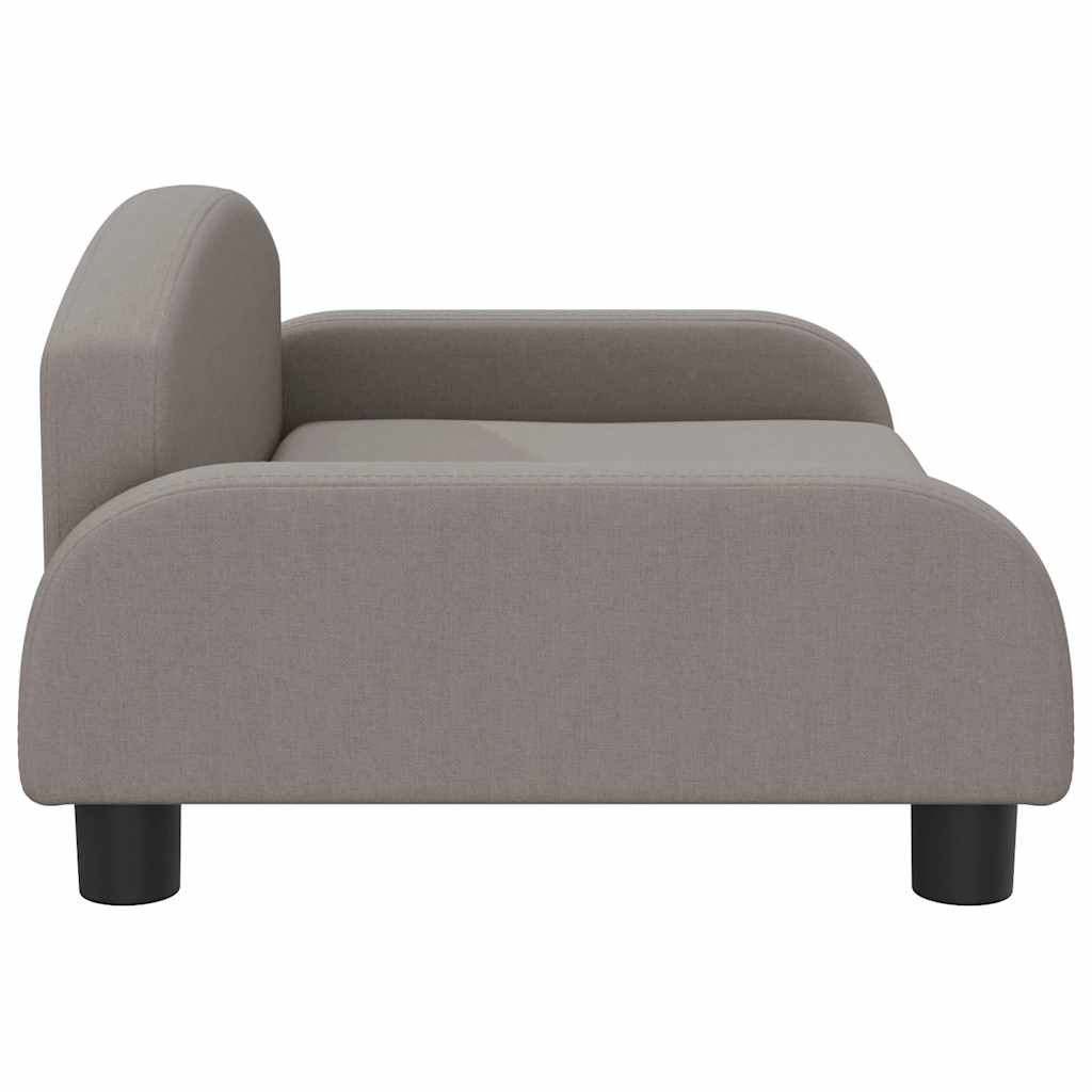 vidaXL Κρεβάτι Σκύλου Taupe 90 x 53 x 30 εκ. Υφασμάτινο