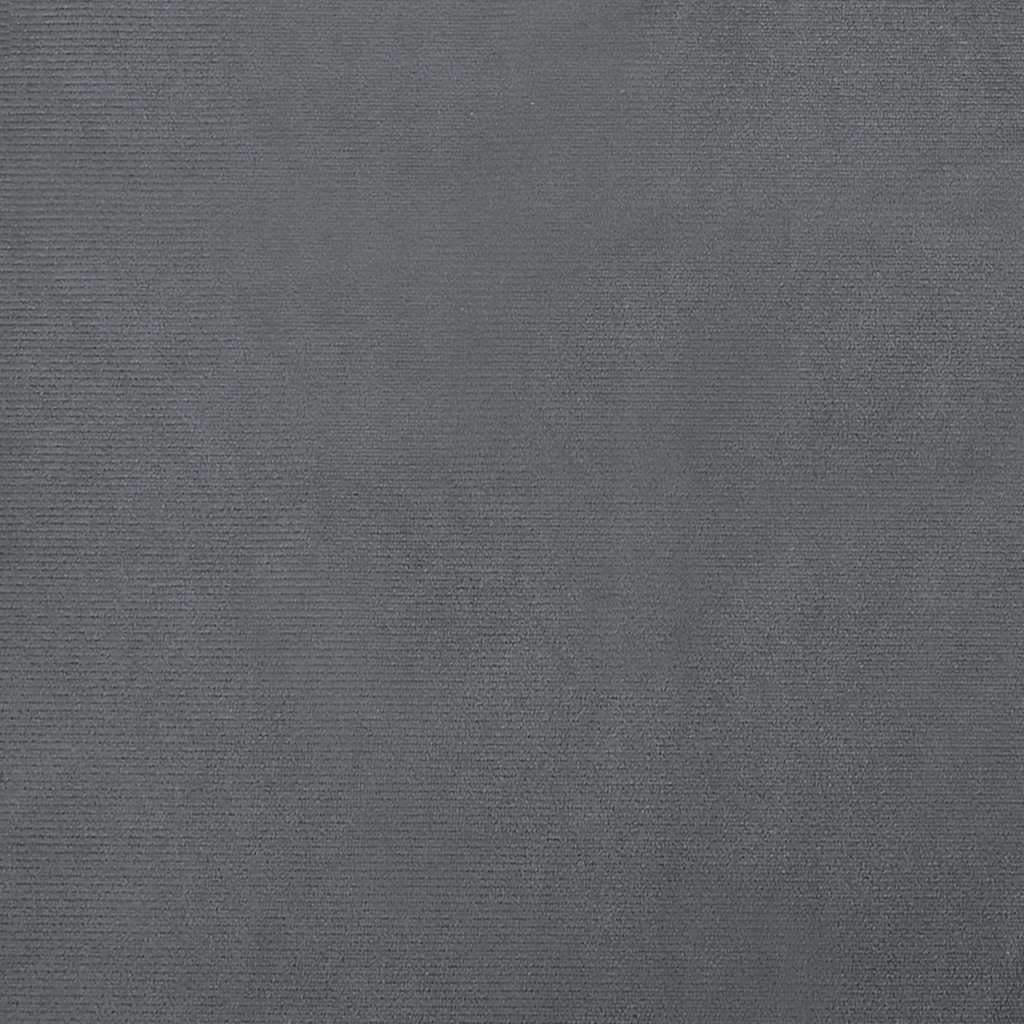 vidaXL Κρεβάτι Σκύλου Σκούρο Γκρι 70 x 45 x 33 εκ. Βελούδινο