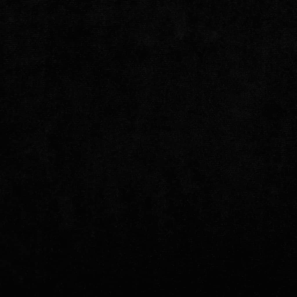 vidaXL Κρεβάτι Σκύλου Μαύρο 70 x 45 x 33 εκ. Βελούδινο