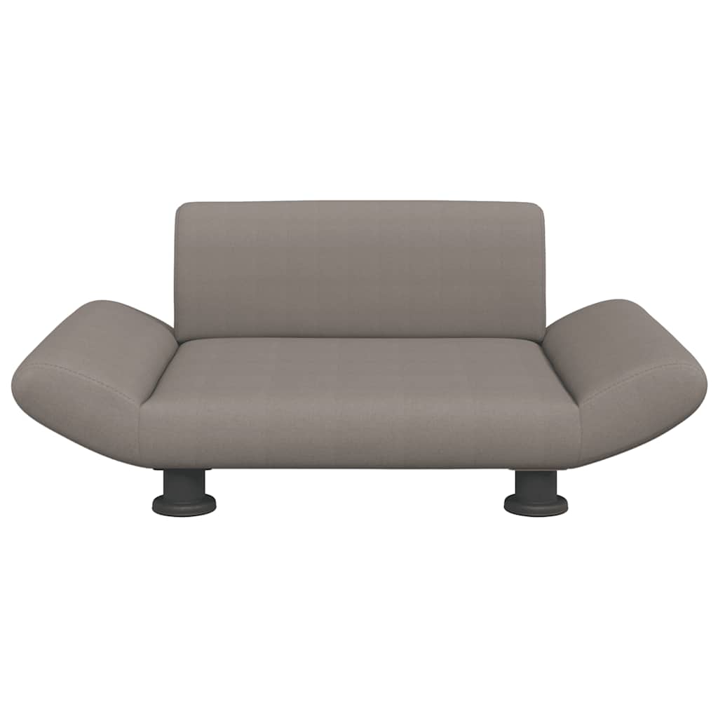 vidaXL Κρεβάτι Σκύλου Taupe 70x45x28 εκ. Υφασμάτινο