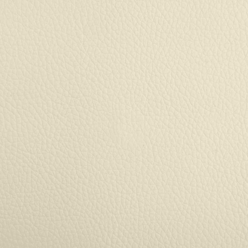 vidaXL Κρεβάτι Σκύλου Κρεμ 70 x 45 x 28 εκ. από Συνθετικό Δέρμα