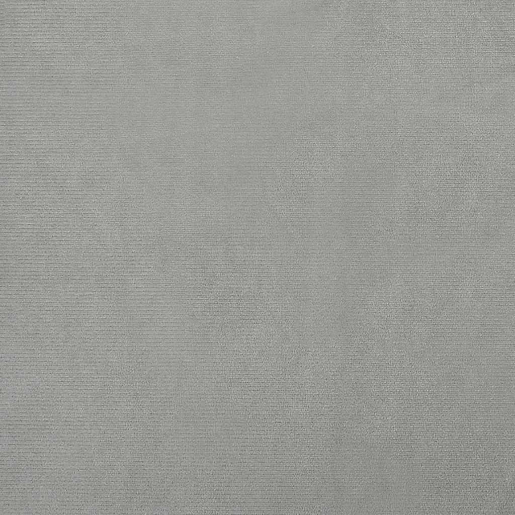 vidaXL Κρεβάτι Σκύλου Ανοιχτό Γκρι 100 x 50 x 21 εκ. Βελούδινο