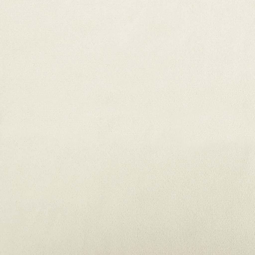 vidaXL Κρεβάτι Σκύλου Κρεμ 100 x 50 x 21 εκ. Βελούδινο