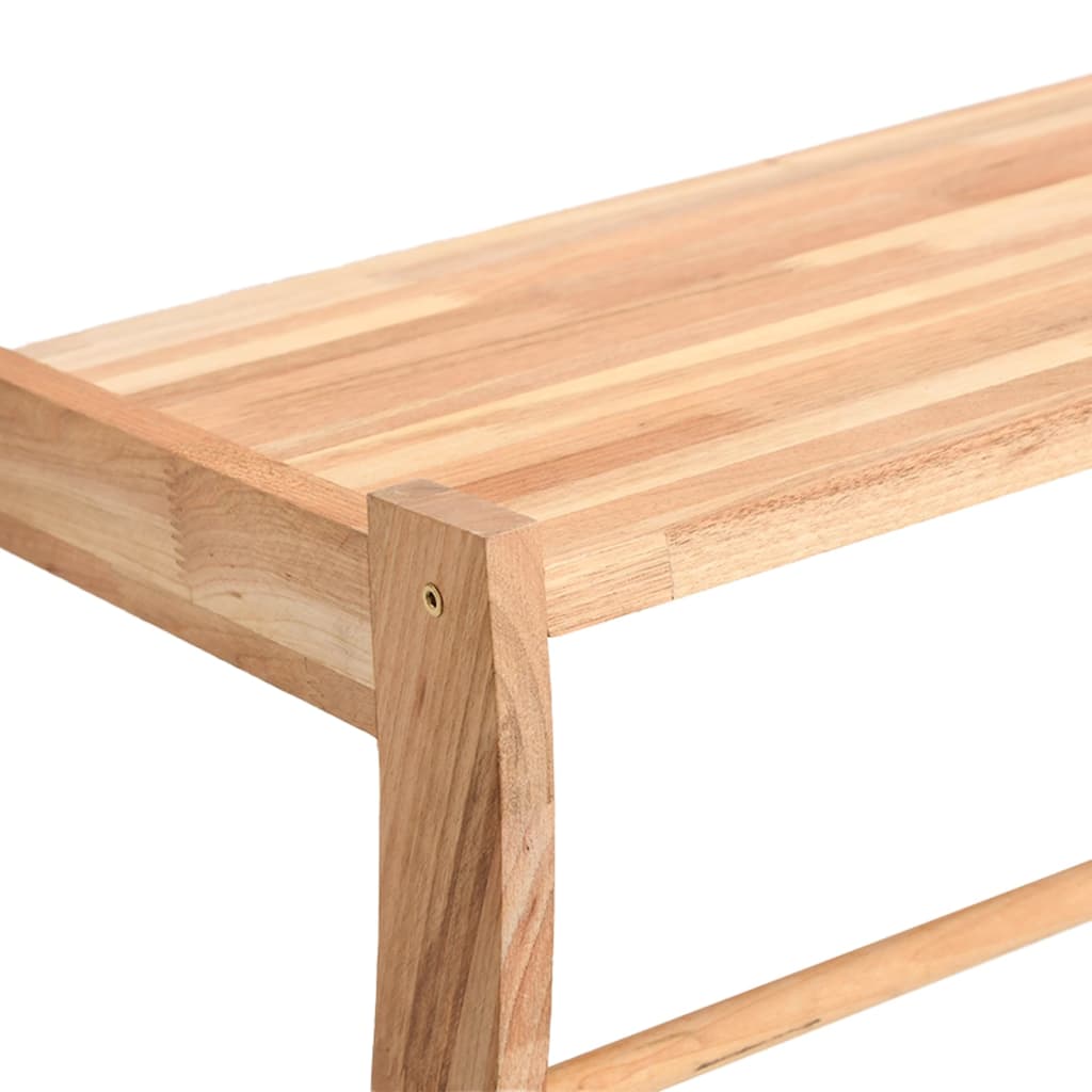 vidaXL Κρεμάστρα για Πετσέτες 60x25,5x49 εκ. από Μασίφ Ξύλο Καρυδιάς
